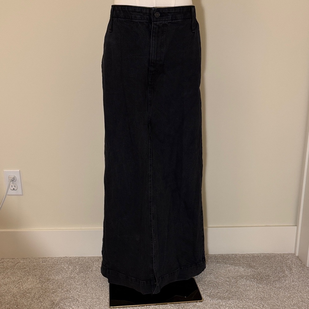 J. Crew Black Maxi Skirt